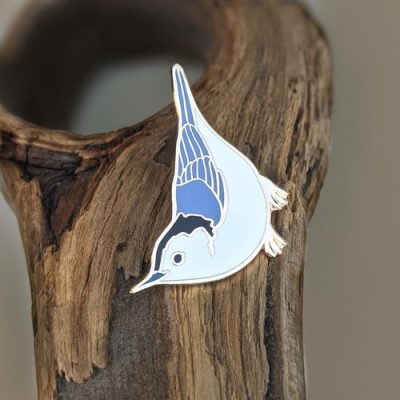 Enamel Pins By Crystal Driedger - Nuthatch