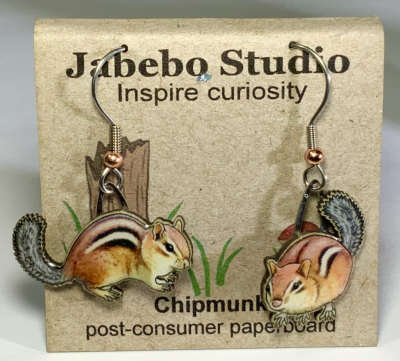 Jabebo Earrings - Chipmunk