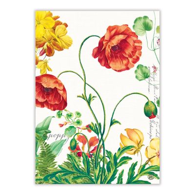 Michel Design - "Poppies & Posies" Tea Towel
