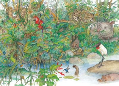 1000 pc -Ingrid & dieter Schubert - Amazing Animals