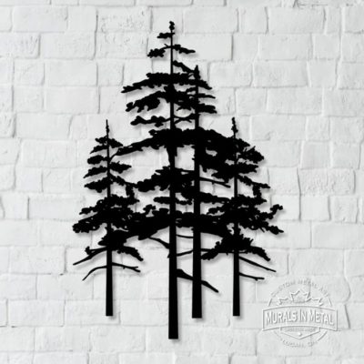 Grouping of Pine Trees
