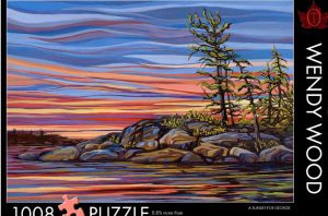 1008 pc Puzzle - Sunset for George By Wendy Wood