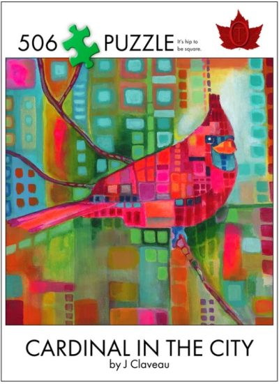 506 pc Puzzle - "Cardinal in the City" (Square)