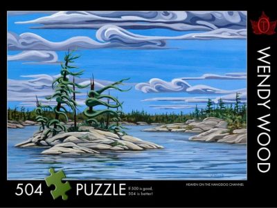504 pc Puzzle - Heaven on the Hangdog Channel By Wendy Wood
