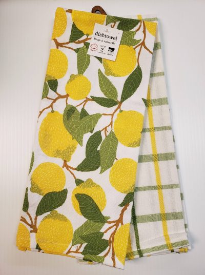 Tea Towels 2 pack - "Lemons"