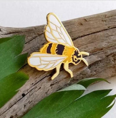 Enamel Pins By Crystal Driedger - Bee