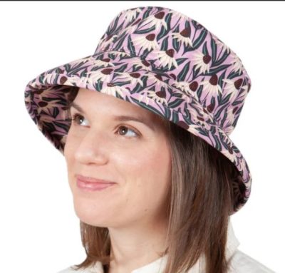 Puffin Gear Hat - Garden Prints "Coneflower" (Large)