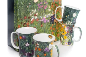 Klimt Flower Garden Set Of 4 Mug