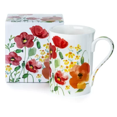 McIntosh Classico Mug - Watercolors, Red