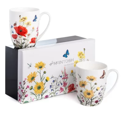 McIntosh Mugs, Wildflowers (Set of 2)
