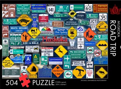 504 pc Puzzle - Muskoka Road Trip