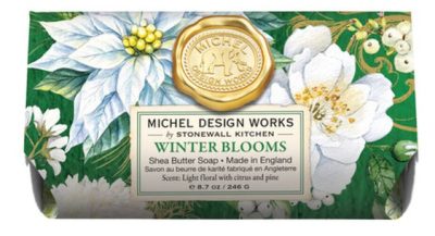 Michel Design Large Bath Soap Bar - Winter Blooms