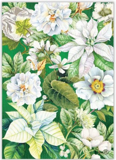 Michel Design - Winter Blooms Kitchen Towel
