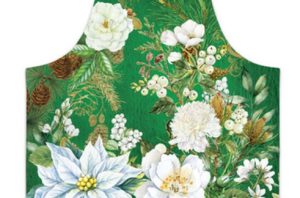 Winter Blooms Apron
