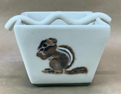Susan Robertson Pottery - Mosquito Coil Holder - Chipmunk