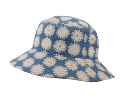 Puffin Gear Crusher Hat - Linen Canvas "Daisy Power" (Large)