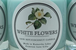Primrose Lane Candle - White Flowers