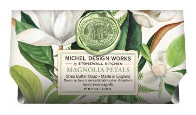 Michel Design Large Bath Soap Bar - Magnolia Petals