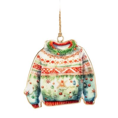 Festive Sweater Ornament - Image 2