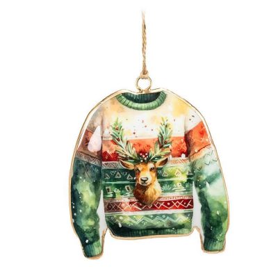 Festive Sweater Ornament - Image 3