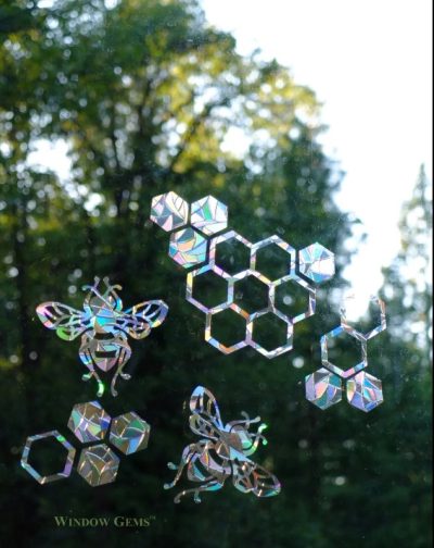 Window Gems - Honey bees (17 Pack)