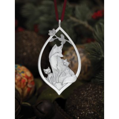 Amos Pewter Ornament - Fox (2023)