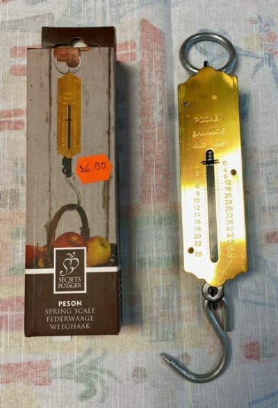 Hanging spring scale