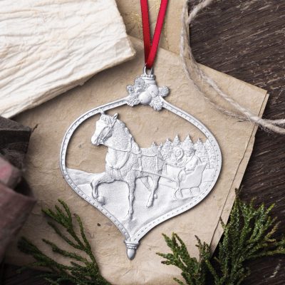 Amos Pewter Ornament - Jingle Bells