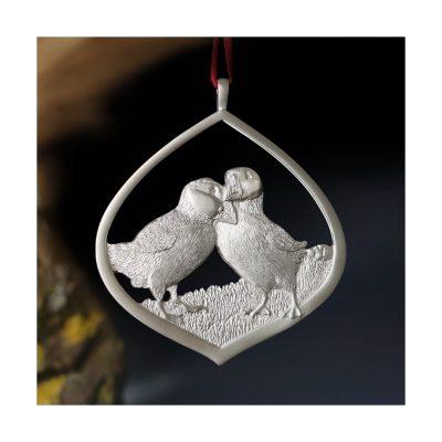 Amos Pewter Ornament - Puffin (2022)