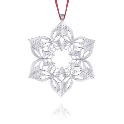 Amos Pewter Ornament - Winter Blossom (2015)