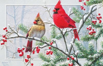 Boxed Pumpernickel Press Cards - Seasons Greetings