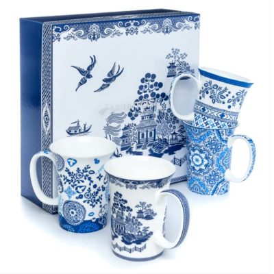 McIntosh, "The Blues" Mugs, (Set of 4)