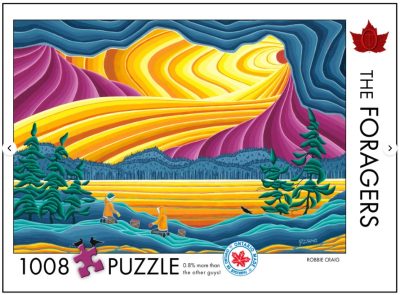 1008 pc Puzzle - Foragers By Robbie Craig