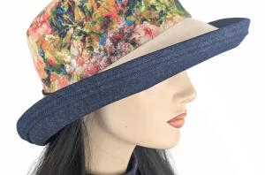 Navy Abstract Floral