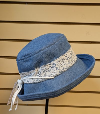 Medium denim with lace band
