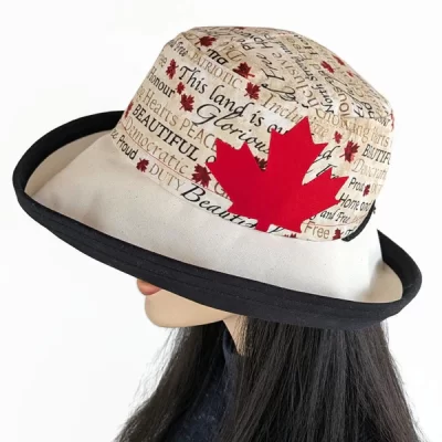 Canada with red leaf