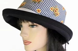 Gingham sunflowers