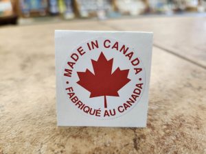 Made in canada tag